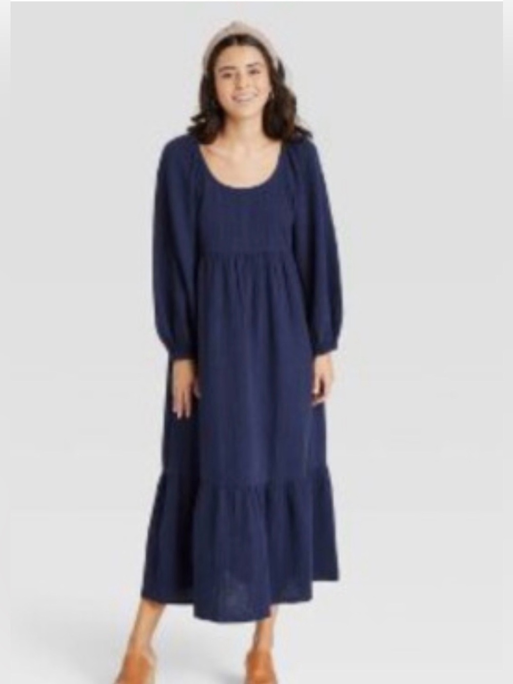 Balloon Long Sleeve Dress